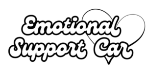 Emotional Support Car Decal